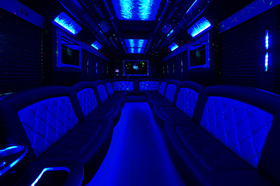 party bus interior