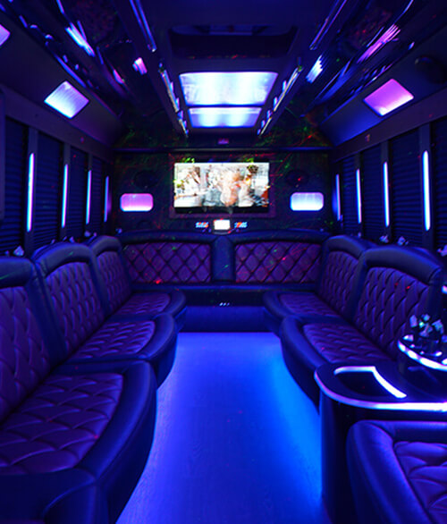 fancy party buses