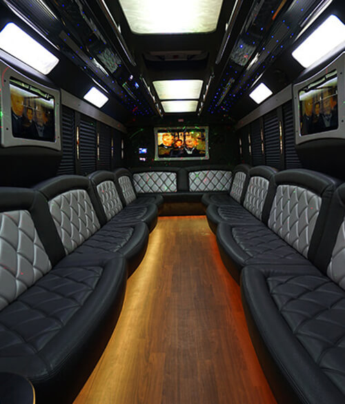 comfortable party bus